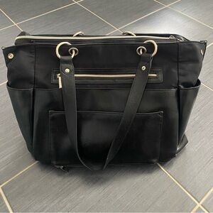Beis The Diaper Bag in black, good used condition